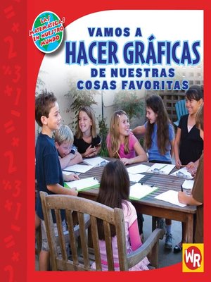 cover image of Vamos a HACER GRÁFICAS de nuestras cosas favoritas